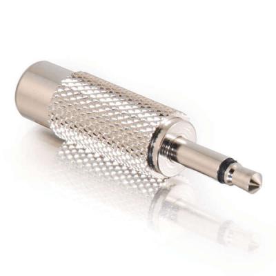 3.5mm Mono Male to RCA Female Adapter Silver